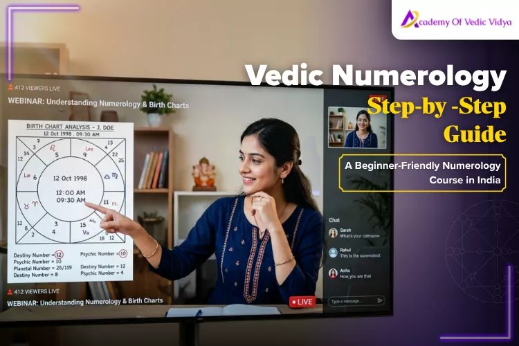 Vedic Numerology step-by-step guide for beginners learning numerology in India