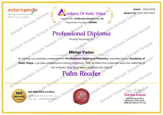 palmistry-diploma-certificate